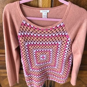 Sundance crocheted sweater